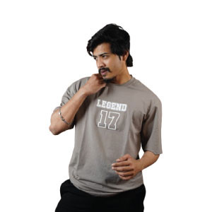 Premium Drop Shoulder Rosy Brown T-Shirt